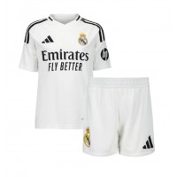 Echipament fotbal Real Madrid Ferland Mendy #23 Tricou Acasa 2024-25 pentru copii maneca scurta (+ Pantaloni scurti)